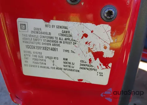 1999 Chevrolet Silverado 1500 Ls from USA, damaged, VIN 1GCEK19V1XE214061